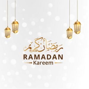 Ramadan Kareem with Mandala Pattern Design Vector