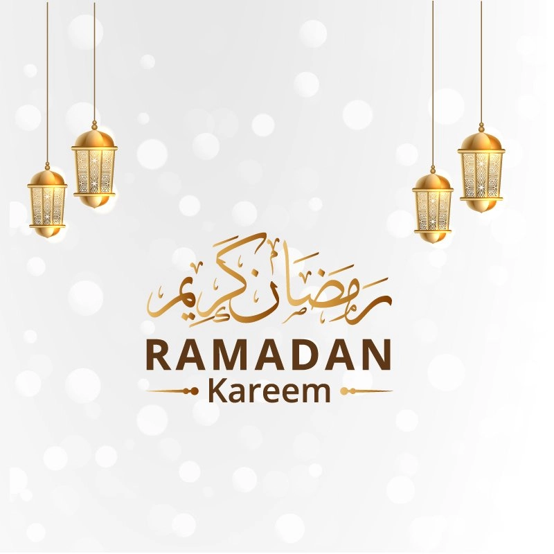 Ramadan Kareem with Mandala Pattern Design Vector