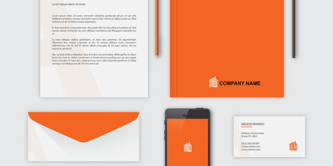 Corporate identity free download in the vector format