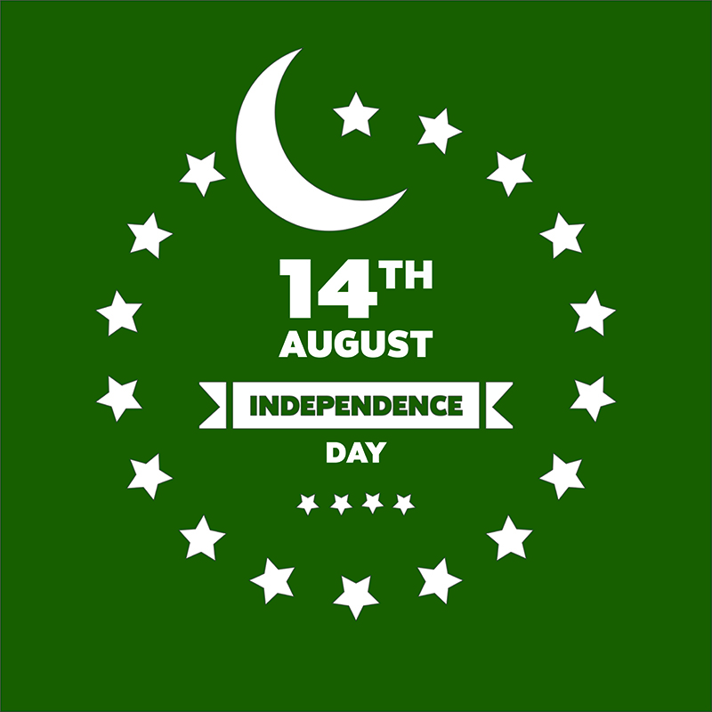14th August Independence Day of Pakistan free download in the vector