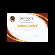 Certificate for appreciate free download in the Ai format