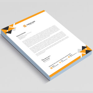 Creative Business letterhead Free Download in the Vector Format