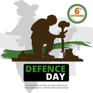 Defence Day of Pakistan poster free download vector format