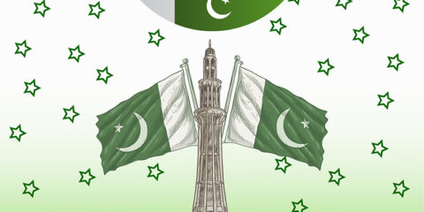 Happy Independence Day of Pakistan free download vector file