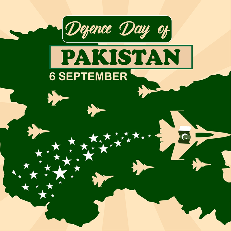 6th September Defence Day of Pakistan free download Ai format