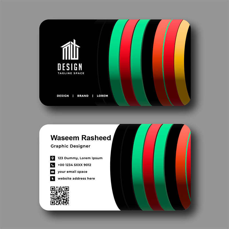 Business Card design free download in the Ai format
