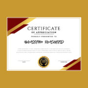 Achievement Certificate Templates free download in the vector format