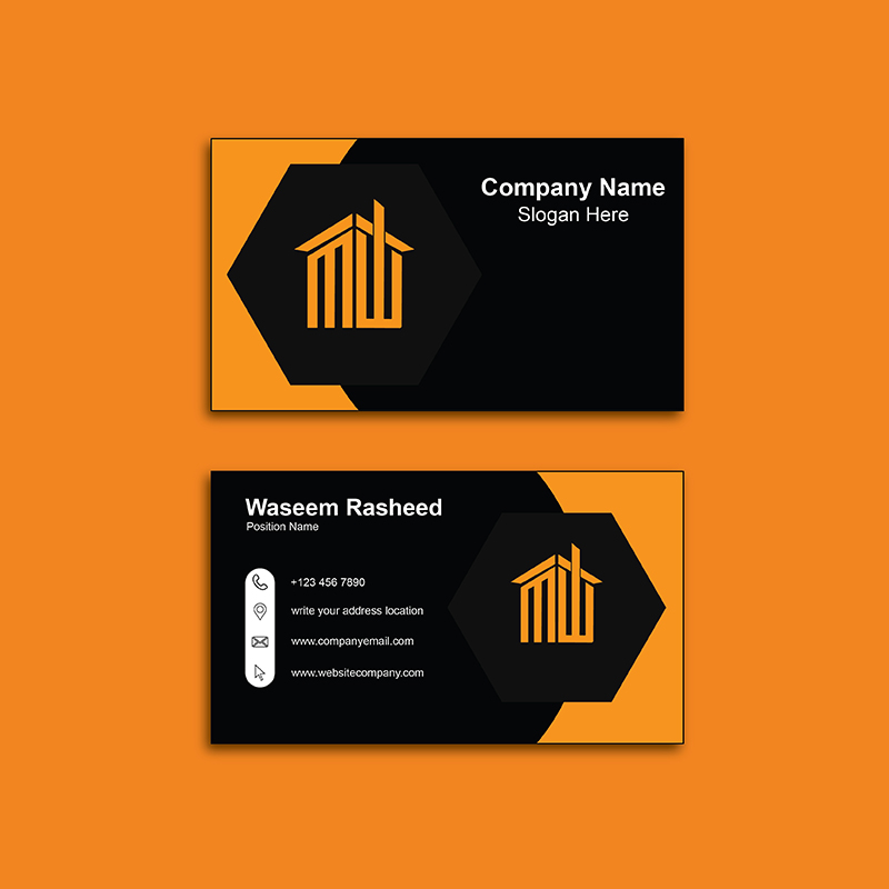 Creative Visiting Card free download in the vector format