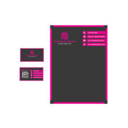 Elegant Business Card & Letterhead Design free download in vector format