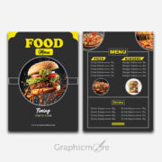 Food Menu Templates free download in vector formats