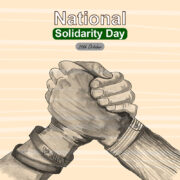 National Solidarity Day free Templates download vector