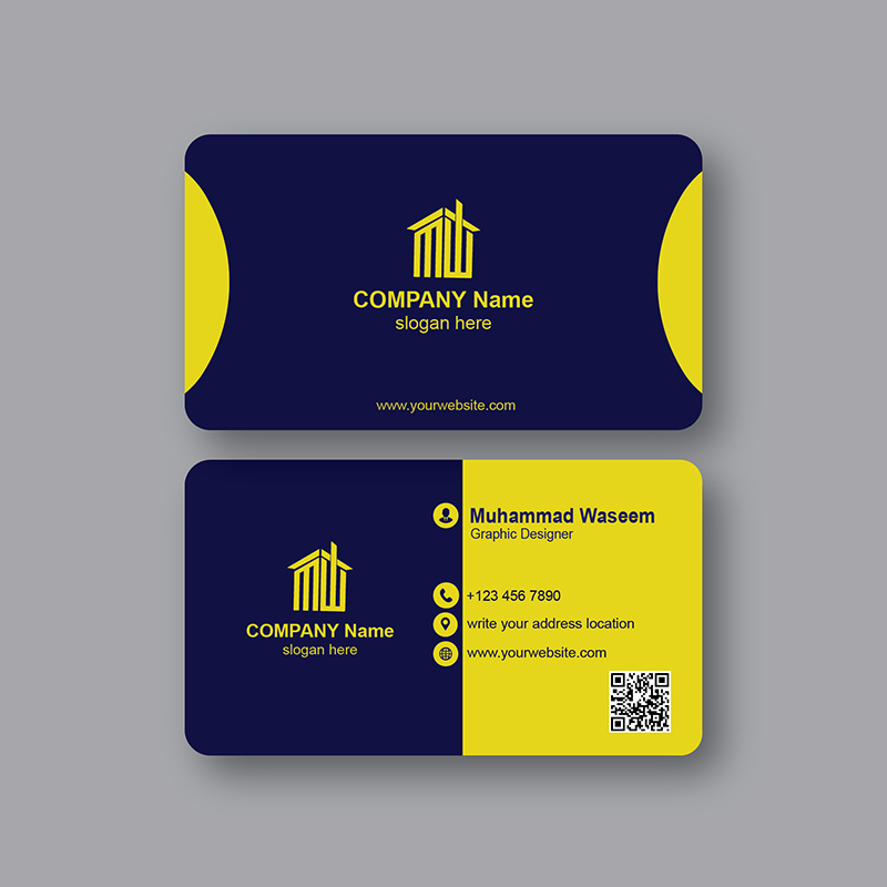 Premium Download free visiting card in the vector format