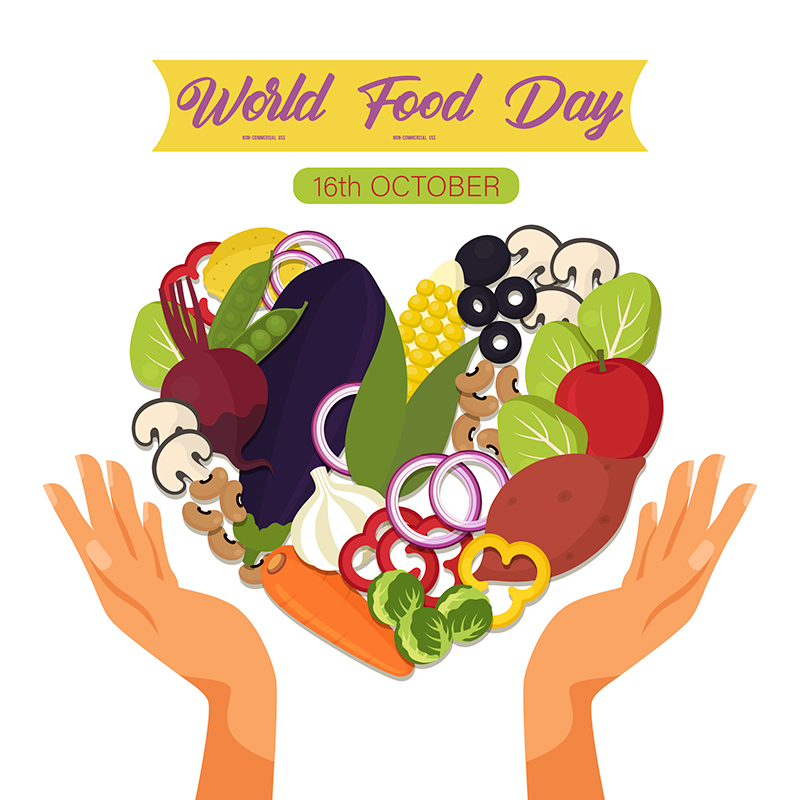 World Food Day in the Vector Template free download