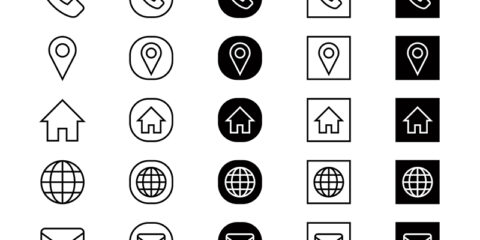 Business icons design free download in the vector formats