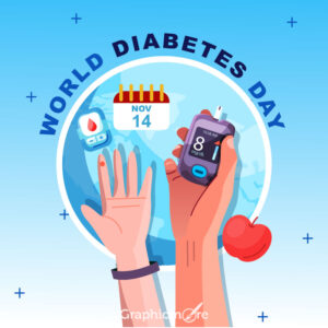Free vector World Diabetes Day design download