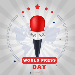 Free vector format world press day template download