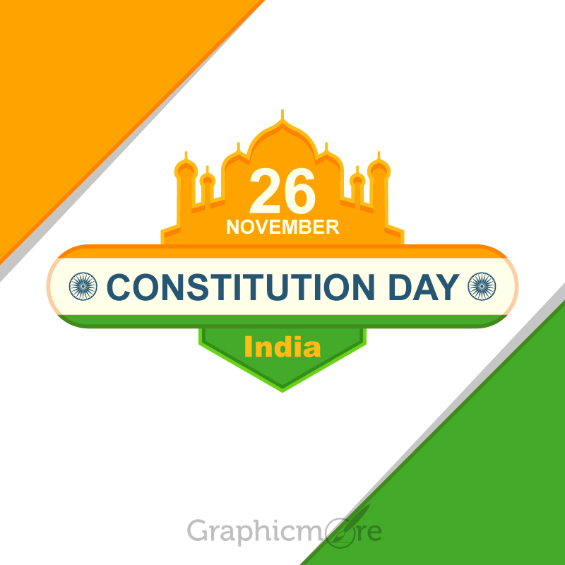 India National Constitution Day vector file