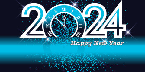 Happy New Year greeting free download in the vector format