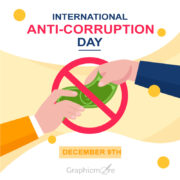 International Anti-Corruption Day Poster free vector download