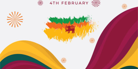 Sri-Lanka Independence day poster free download in the vector format