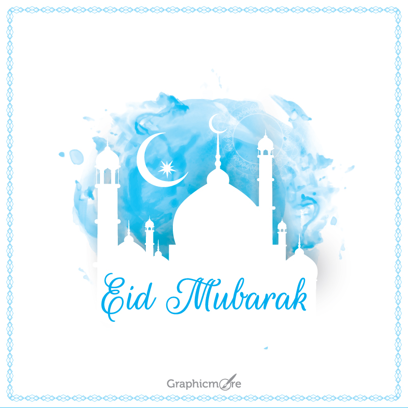 Vector Eid-ul-Fitr Greeting Card Banner and Templates free download