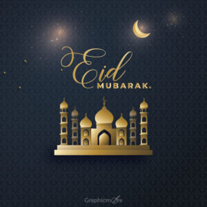 Beautiful Eid Mubarak Greetings Cards Banner Templates download in vector format