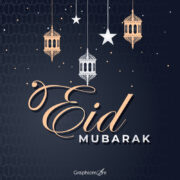Eid Mubarak 2024 Greetings Cards and Banner Templates download in vector format