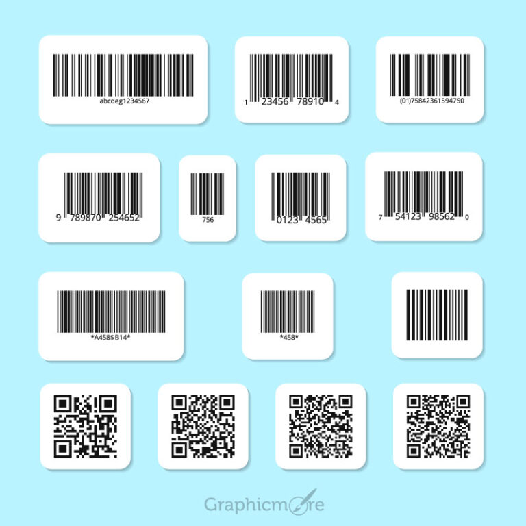 Free Barcode and QR scanner design download in the vector formats