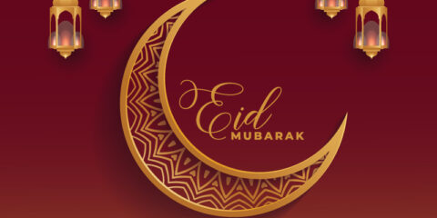 Free Eid Mubarak Greetings Banner Templates download in the vector format