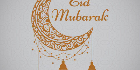 Free Simple Eid Mubarak Greetings Cards Templates download in vector format