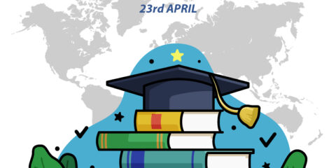 World Books Day Template free download in the vector format