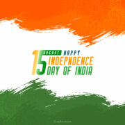 Happy independence of the India day banner free download in the vector format