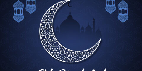 2025 Best Eid Mubarak Greeting Template Design download in vector formats