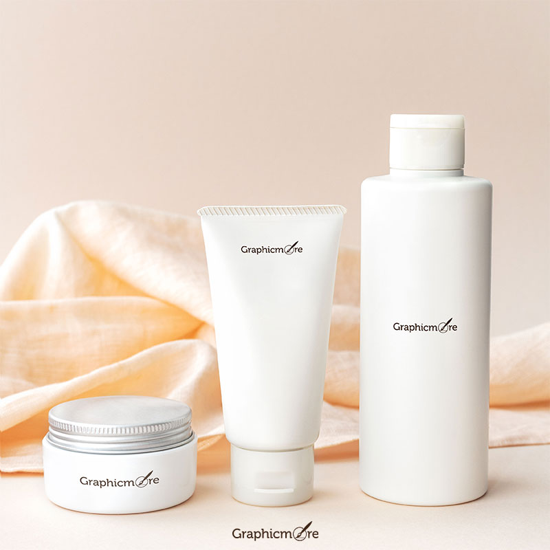 Best Cosmetics Products Mockups free download in the PSD format