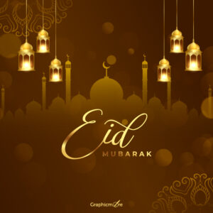 Best Greeting of Eid Mubarak Template Design free download in vector formats