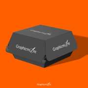 Burger Box Packaging Mockups free download in PSD