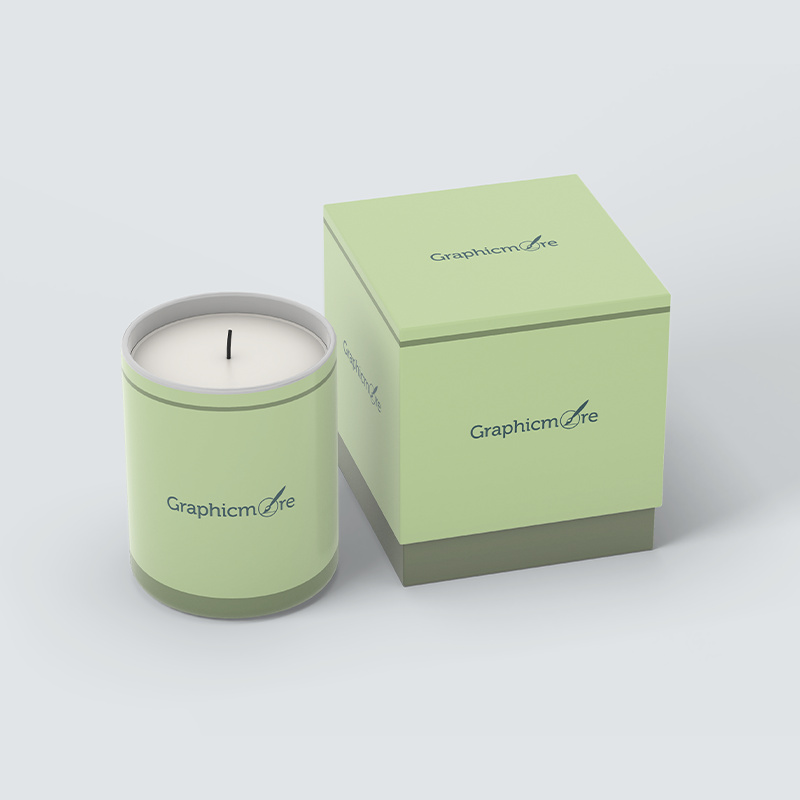 Candle Mockup free download in the PSD format