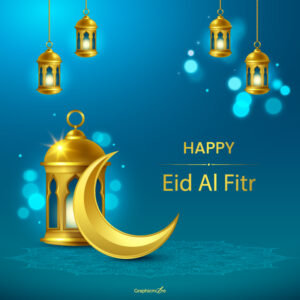 Free Eid Mubarak Greeting Template Design download in vector formats