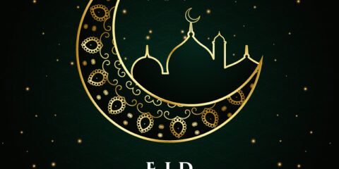 Greeting Free Download Amazing Eid Mubarak Template Design in vector formats