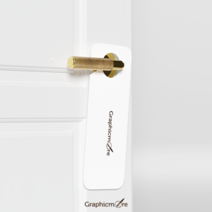 Doors Hanger free mockups download in the PSD format