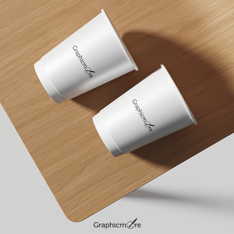 Free Coffee Cups Mockups download in the PSD format