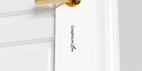 Free Doors Hanger mockups download in the PSD format