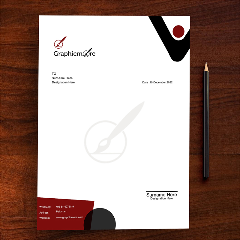 A4 Letterhead Templates PSD Design For Free Download