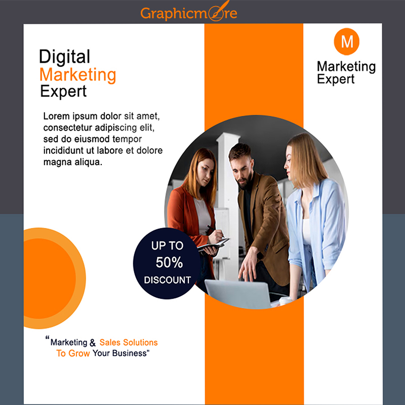 Digital Marketing Social Banner Design Or Template PSD Free Download