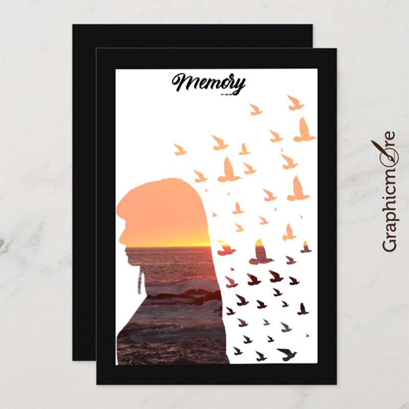 Memorial card PSD, High Quality Free PSD Templates for Download