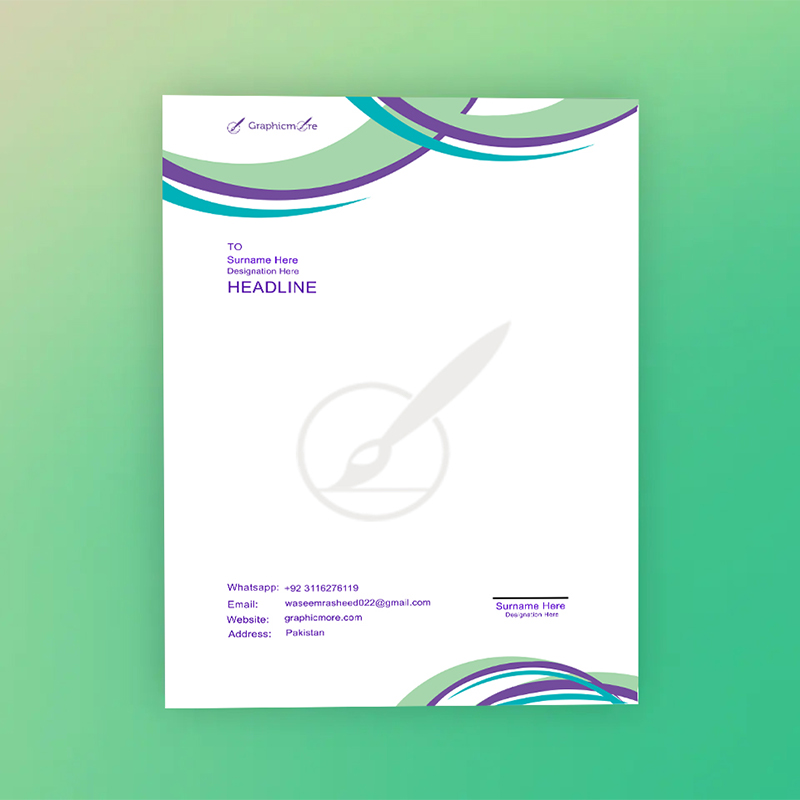 Modern Letterhead Templates Graphic Templates