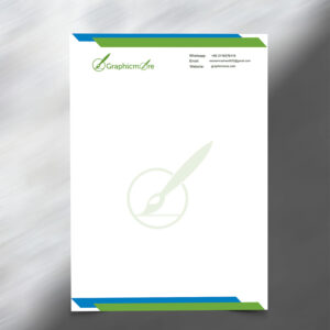 Professional Letterhead design PSD template free