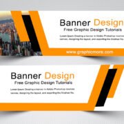 Professional We Banner Design Free PSD Template