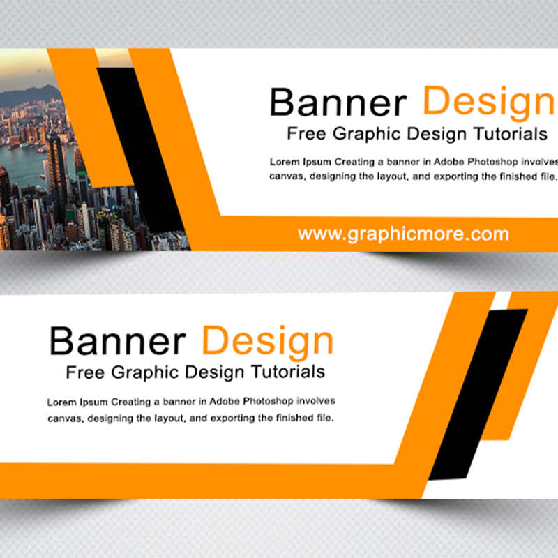 Professional We Banner Design Free PSD Template