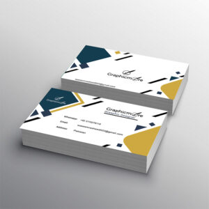 Simple Minimal Business Card Template Design Free PSD File